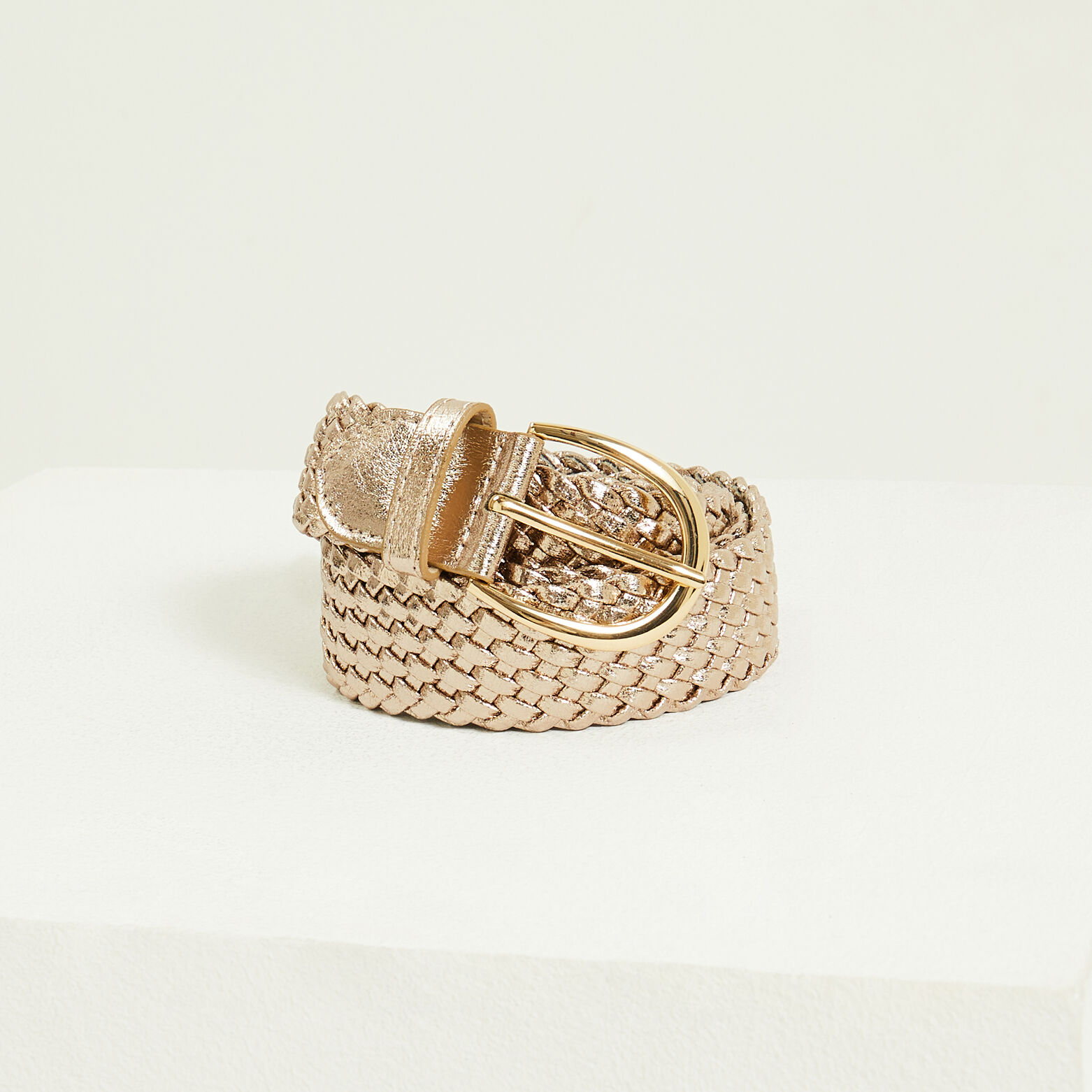 Ceinture tressée femme