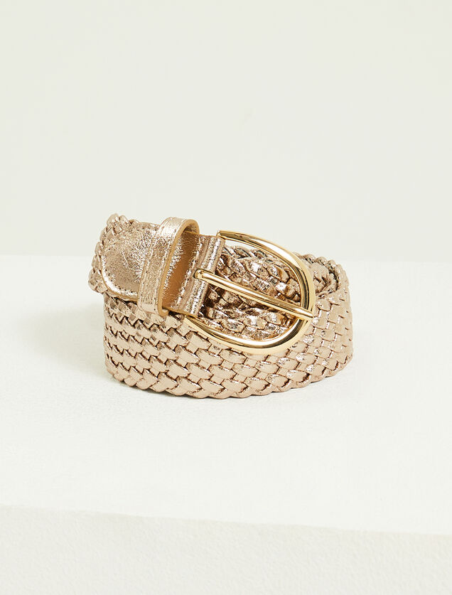 Ceinture tressée femme