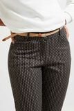 Pantalon chino imprimé femme