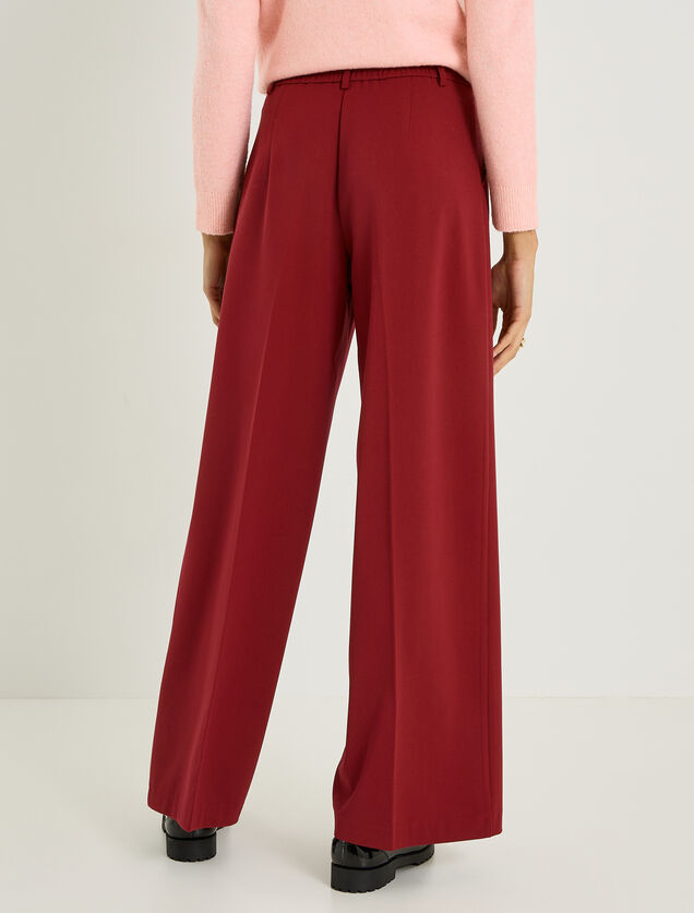 Pantalon fluide &agrave; pinces femme