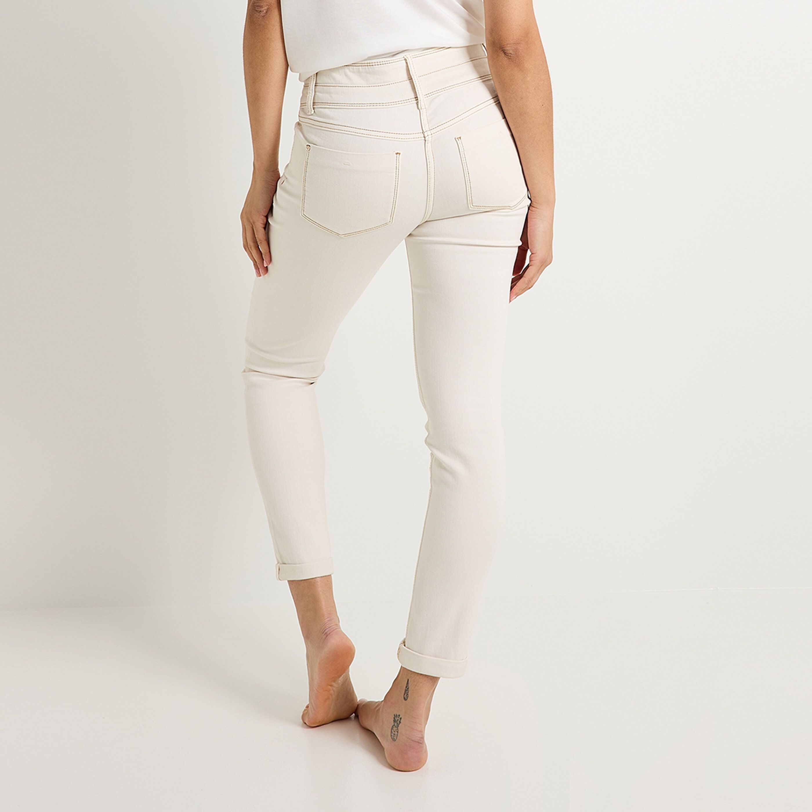 Jean raccourci HANOI R02 femme