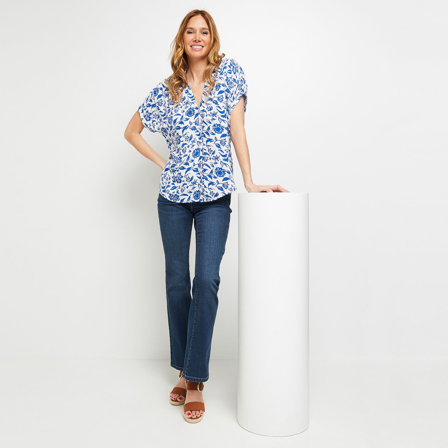 Chemise manches courtes femme