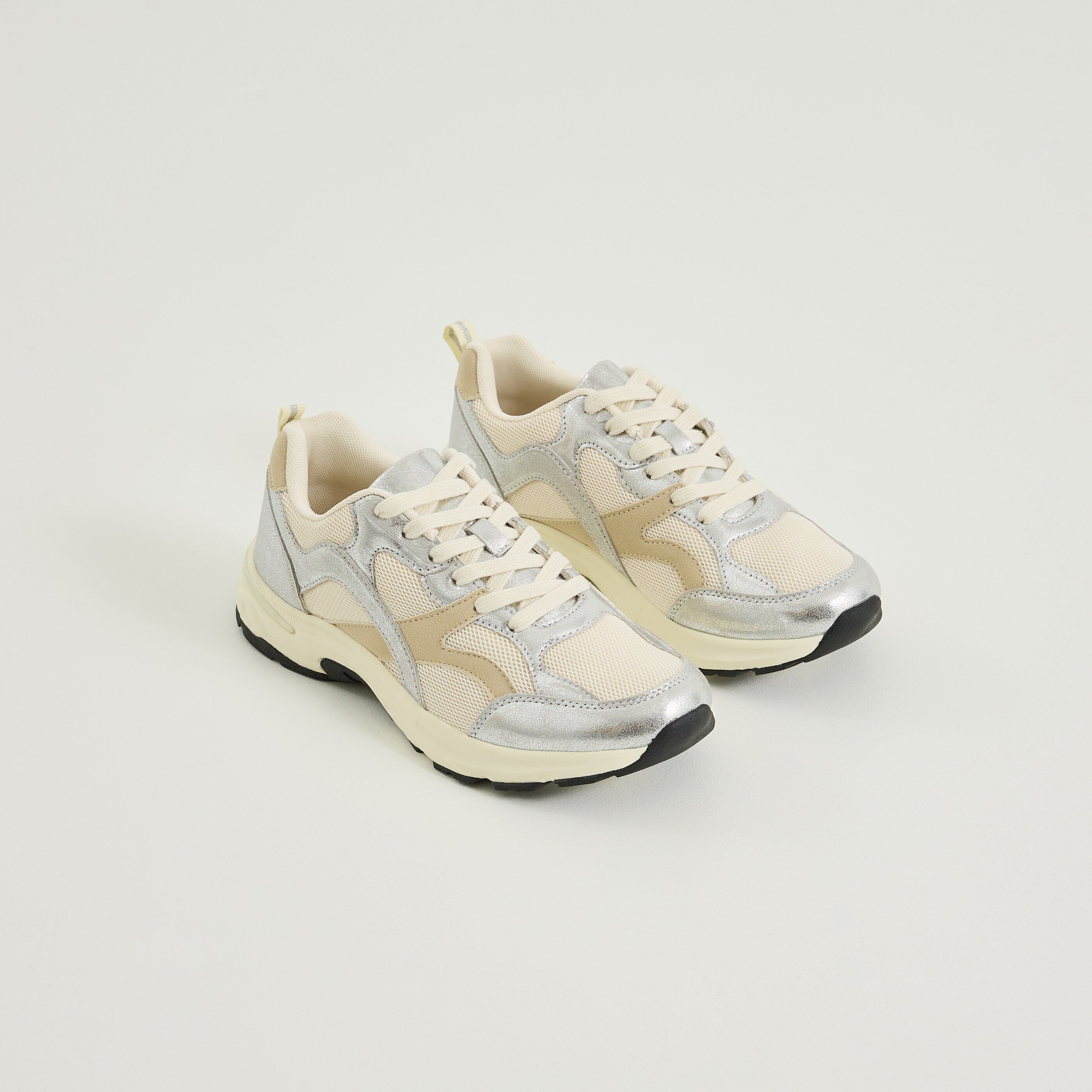 Baskets running tri-mati&egrave;res femme