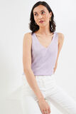 Débardeur lurex femme