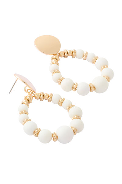 Boucles d'oreilles gouttes perles