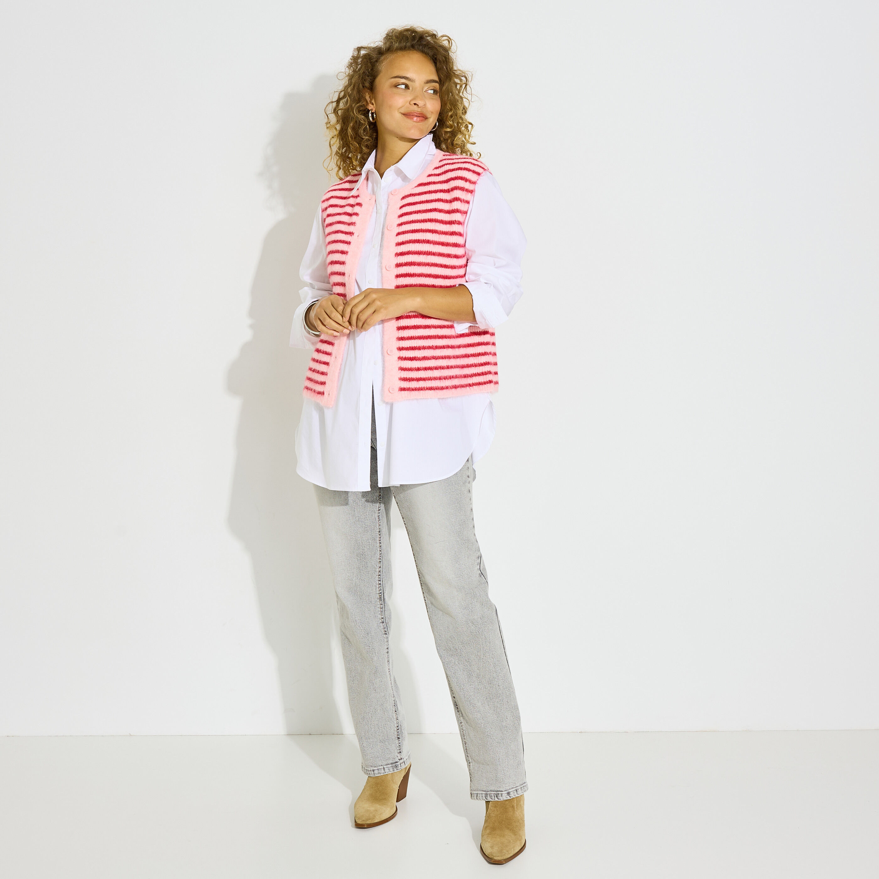 Gilet marini&egrave;re sans manches femme