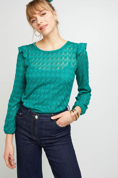 T-shirt en dentelle femme