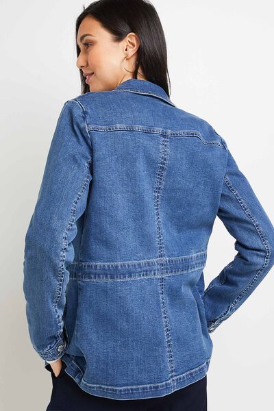Veste saharienne en jean