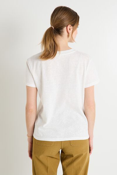 T-shirt col rond femme