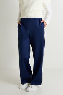 Pantalon large en maille femme