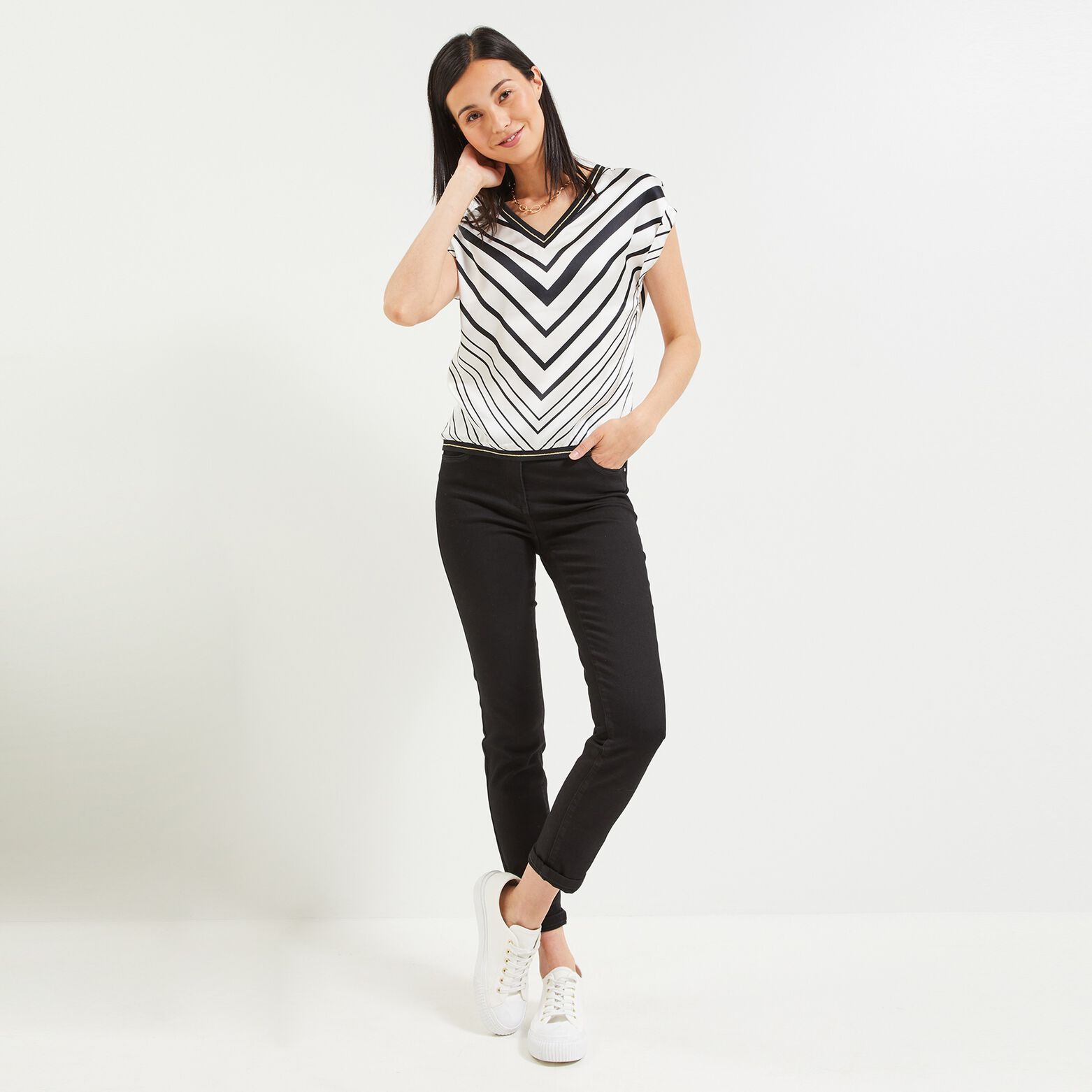 Blouse imprimée femme