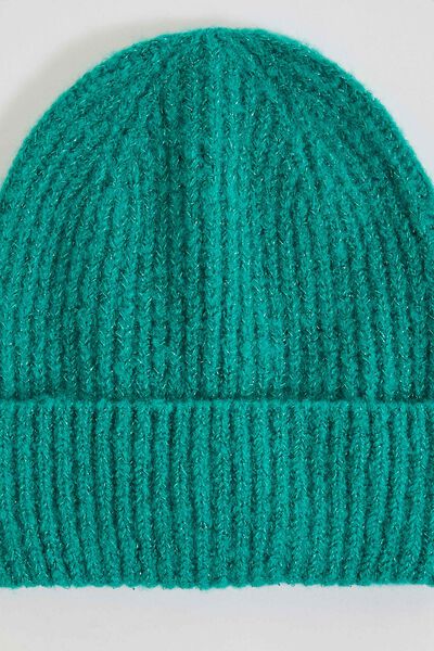 Bonnet côtelé femme