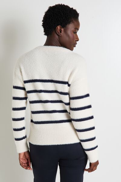 Pull col rond femme