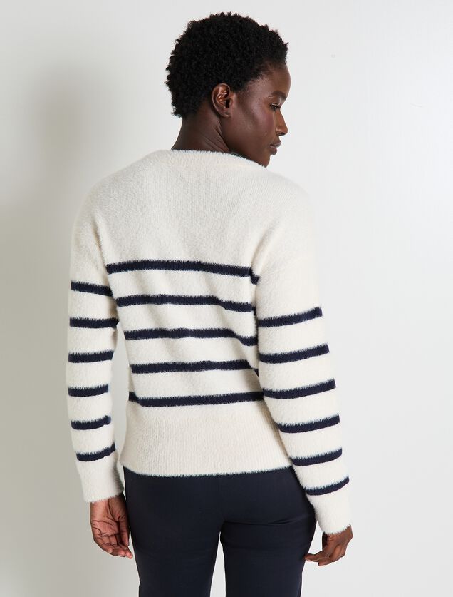 Pull col rond femme