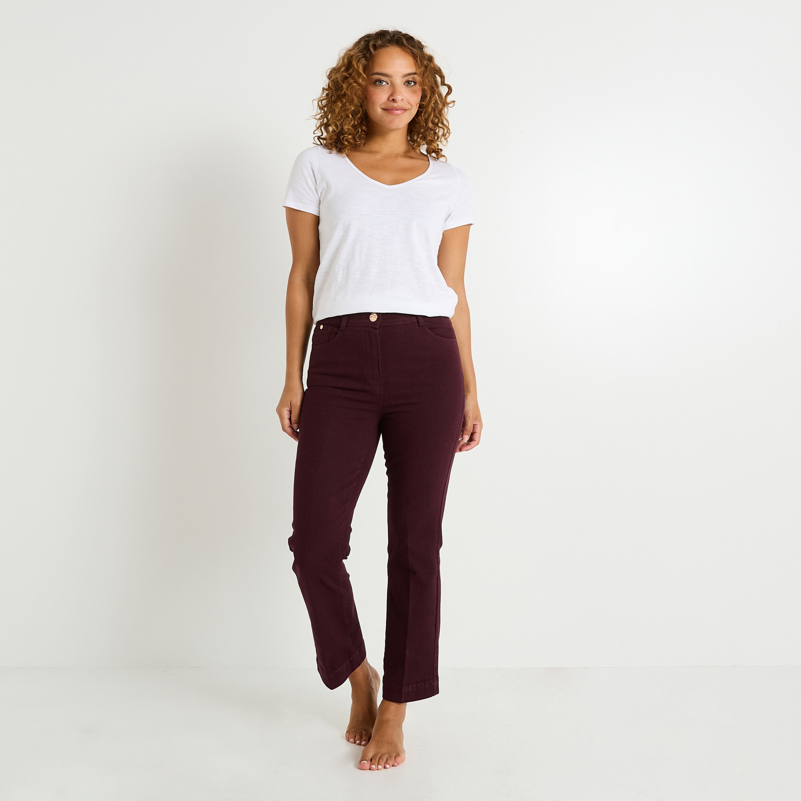 Jean bootcut raccourci TROPEZ RB02 femme