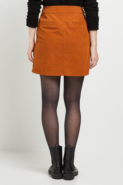 Jupe en velours côtelé femme