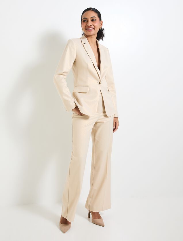 Blazer effet pailleté femme