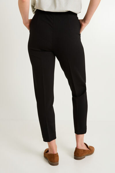 Pantalon cigarette en maille femme