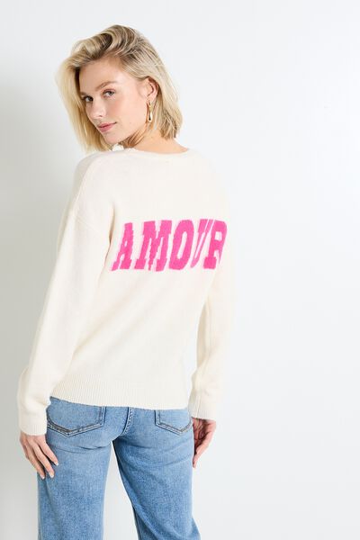 Pull manches longues femme