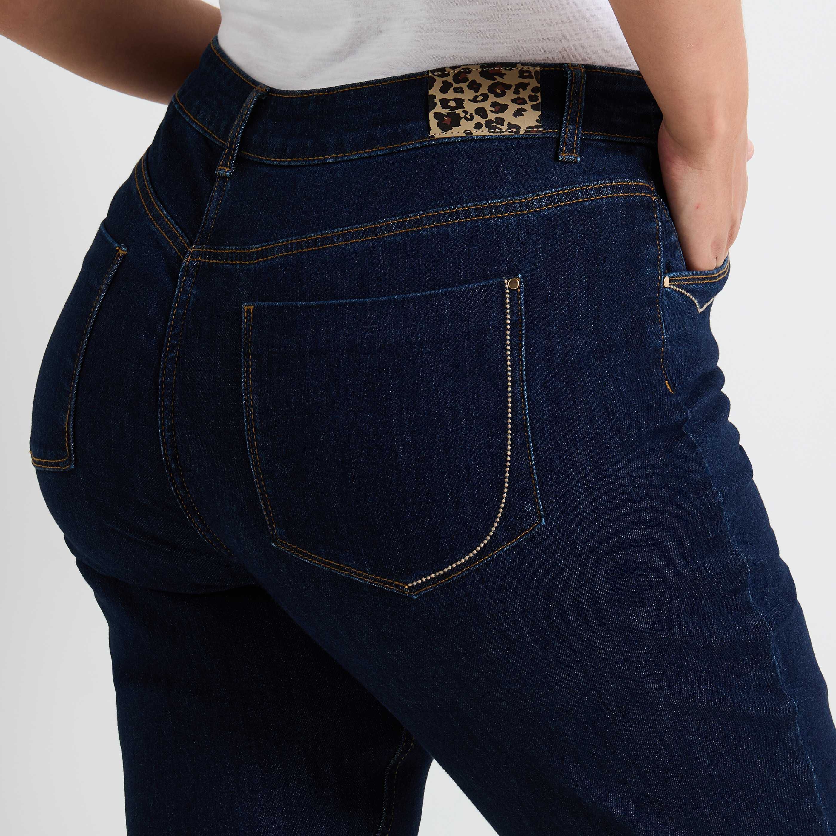Jean boyfriend SEATTLE femme BRUT Graindemalice