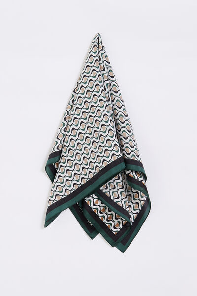 Foulard carré de soie femme