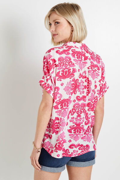 Chemise manches courtes femme