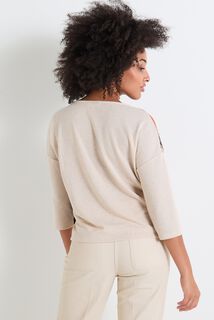 T-shirt col V femme
