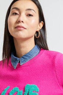 Pull love femme