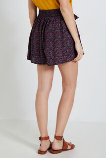 Short imprimé femme