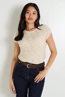 T shirt col rond femme