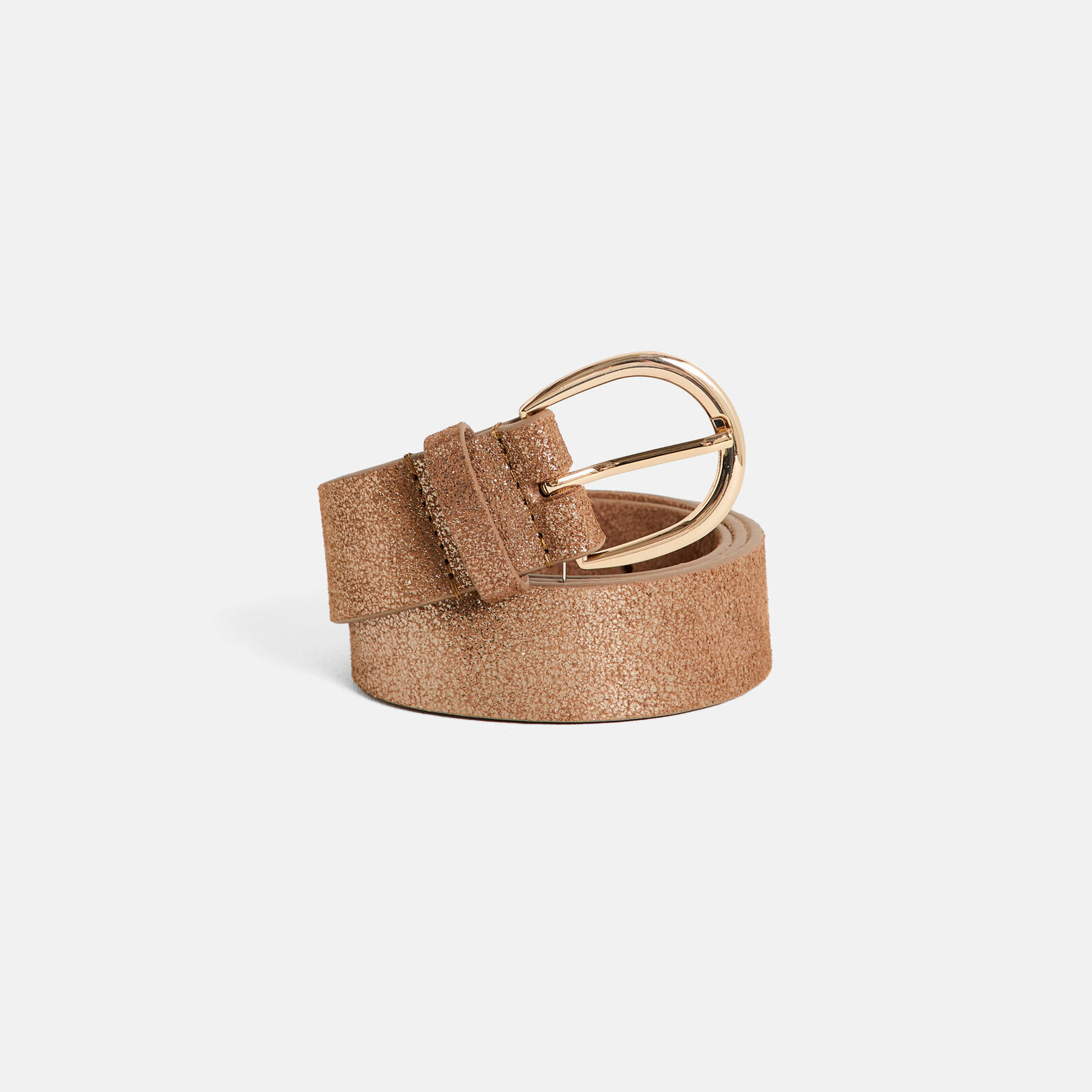 Ceinture croûte de cuir femme
