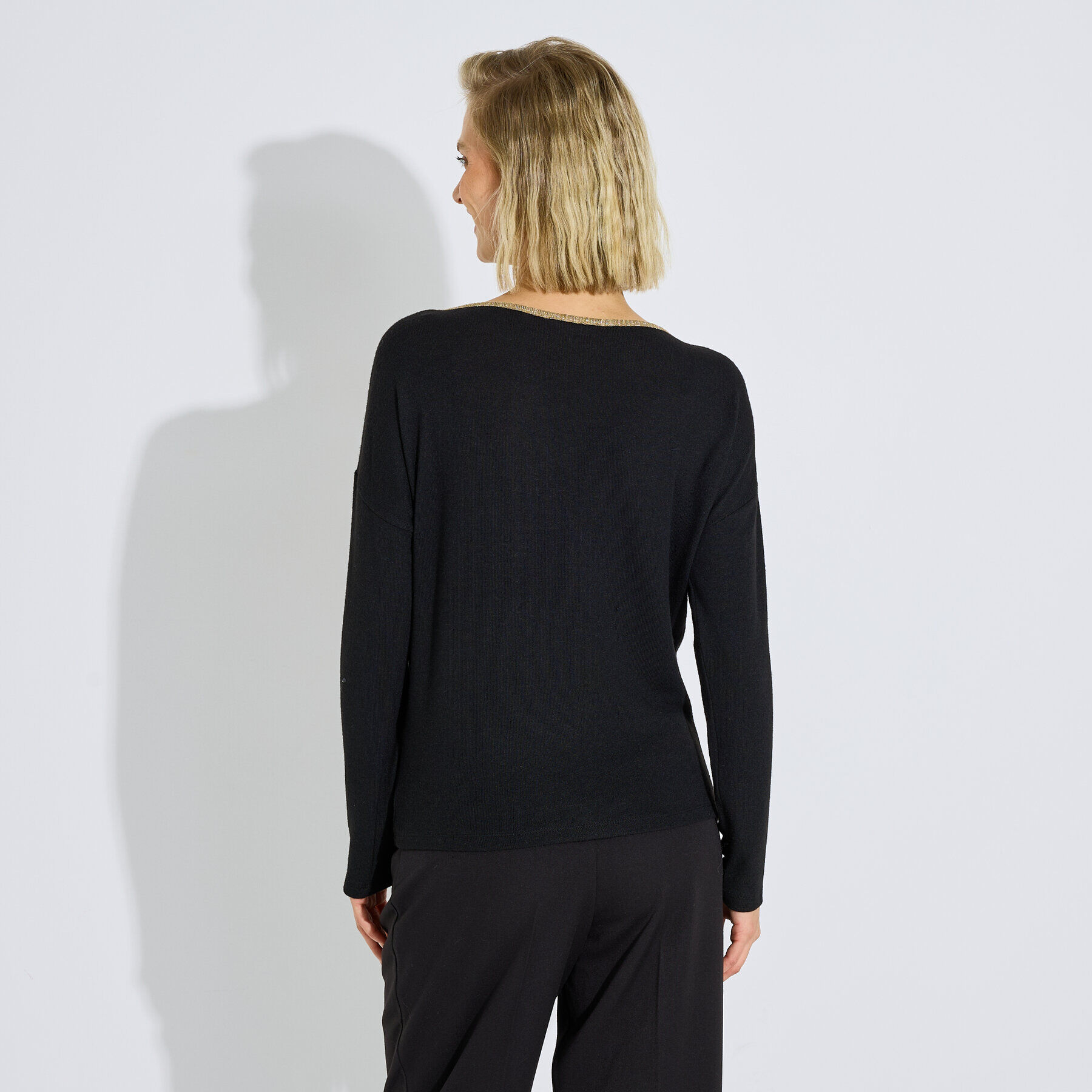 T-shirt doudou col bateau femme