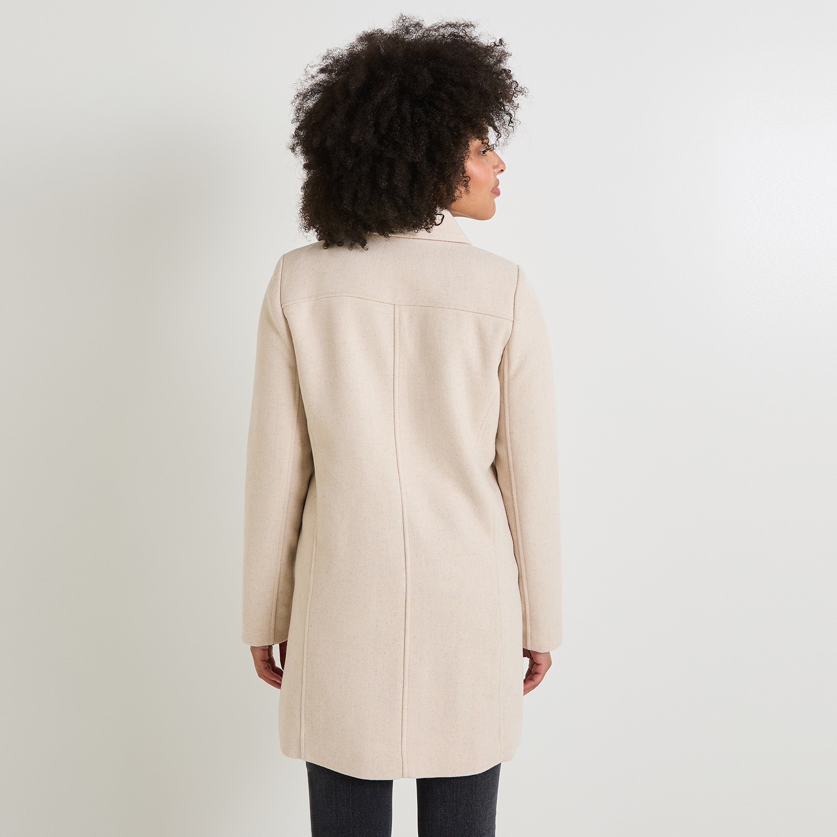 Manteau mi long femme SABLE Graindemalice