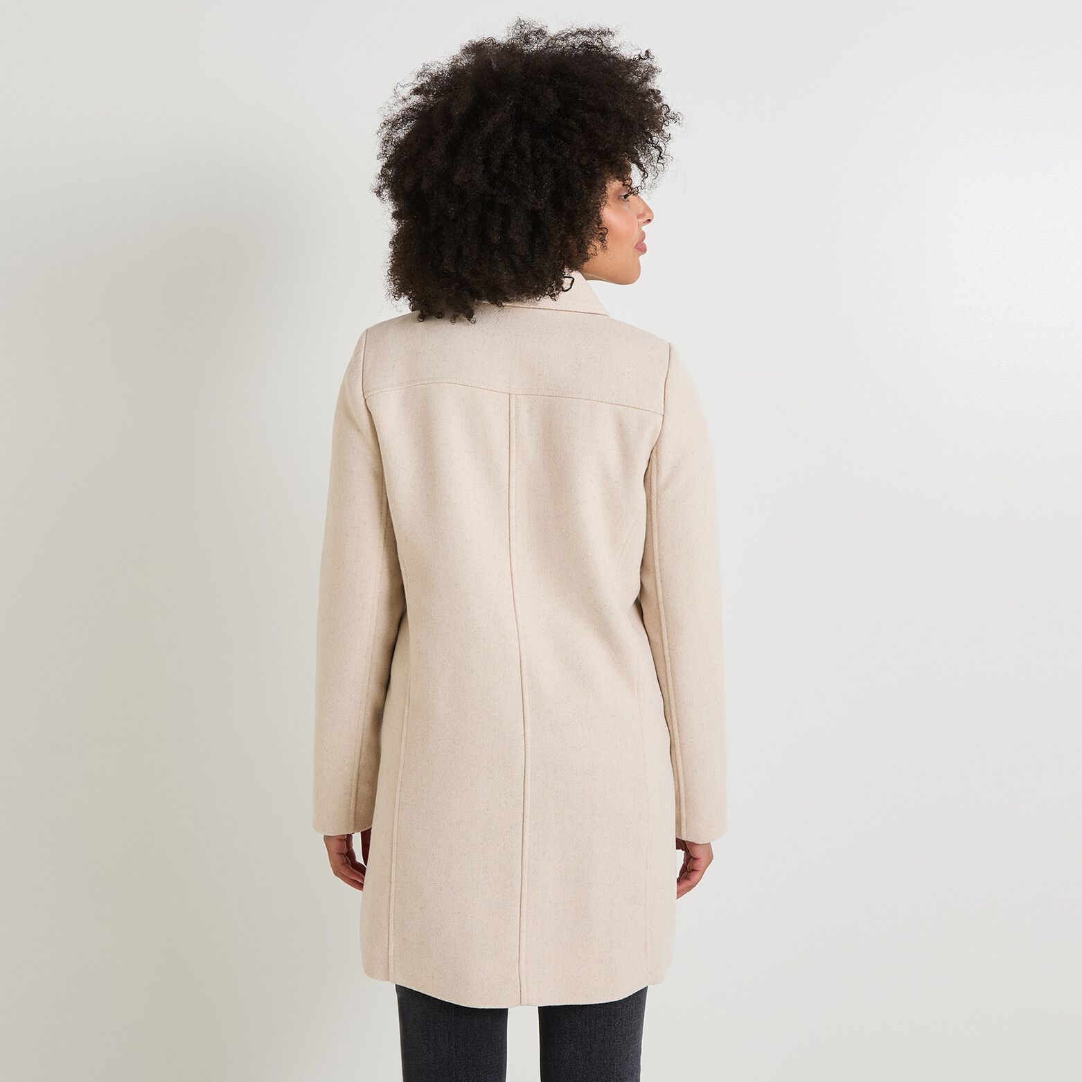 Manteau mi-long femme