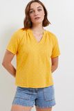 Blouse en gaze de coton 