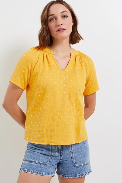 Blouse en gaze de coton 