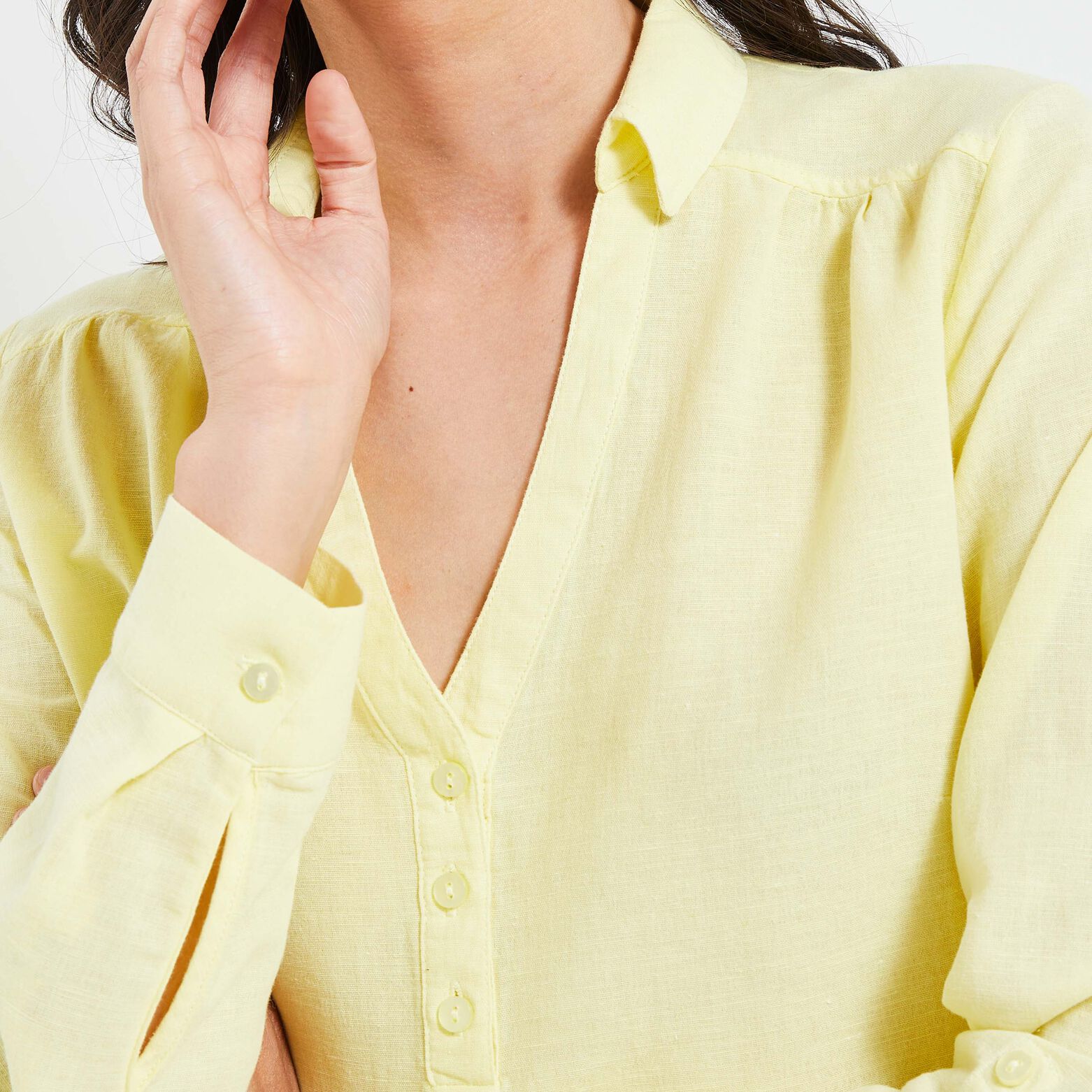 Blouse manches longues femme