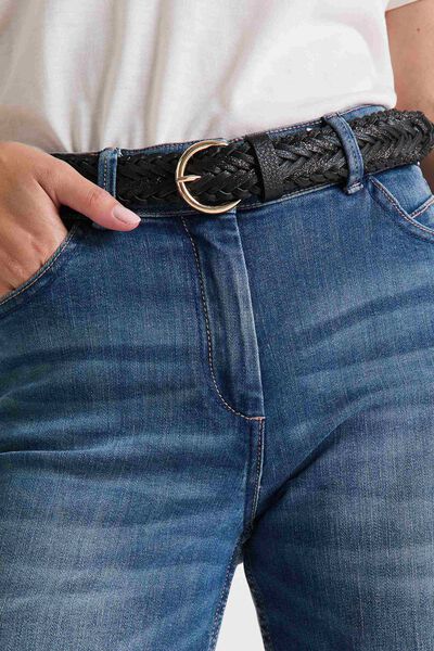 Ceinture tressée femme