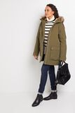 Parka à capuche femme