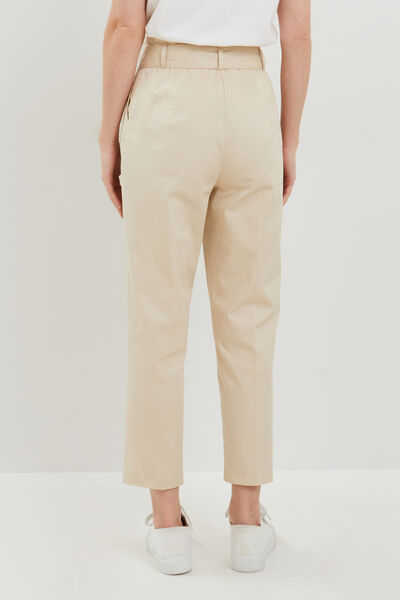 Pantalon paperbag femme