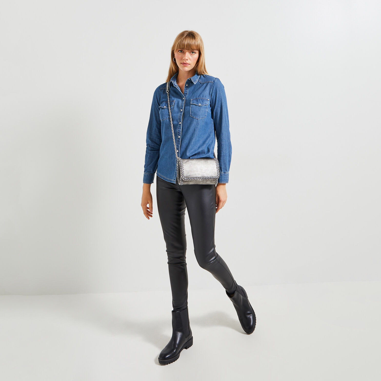 Legging simili femme