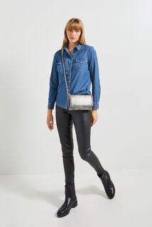 Legging simili femme