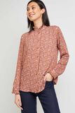 Chemise fluide fleurie femme
