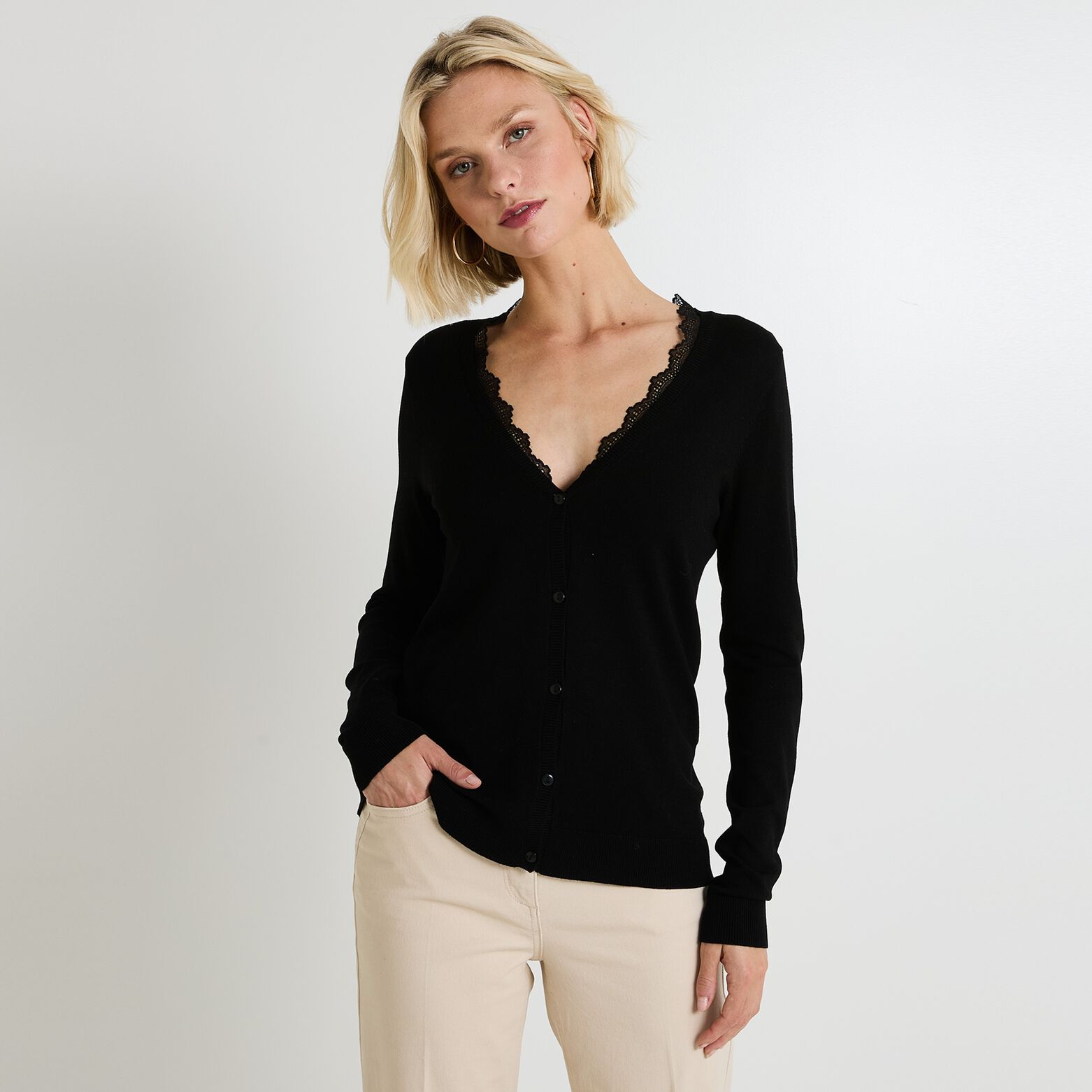 Gilet basic femme