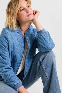 Bomber matelassé femme