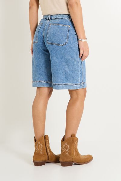 Bermuda en jean femme