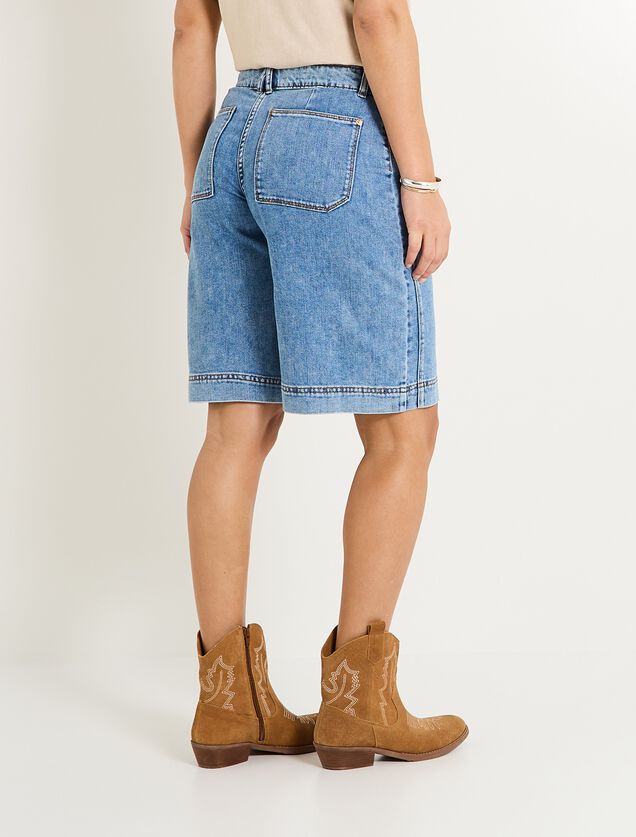 Bermuda en jean femme