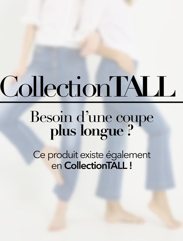 Pantalon cigarette raccourci femme