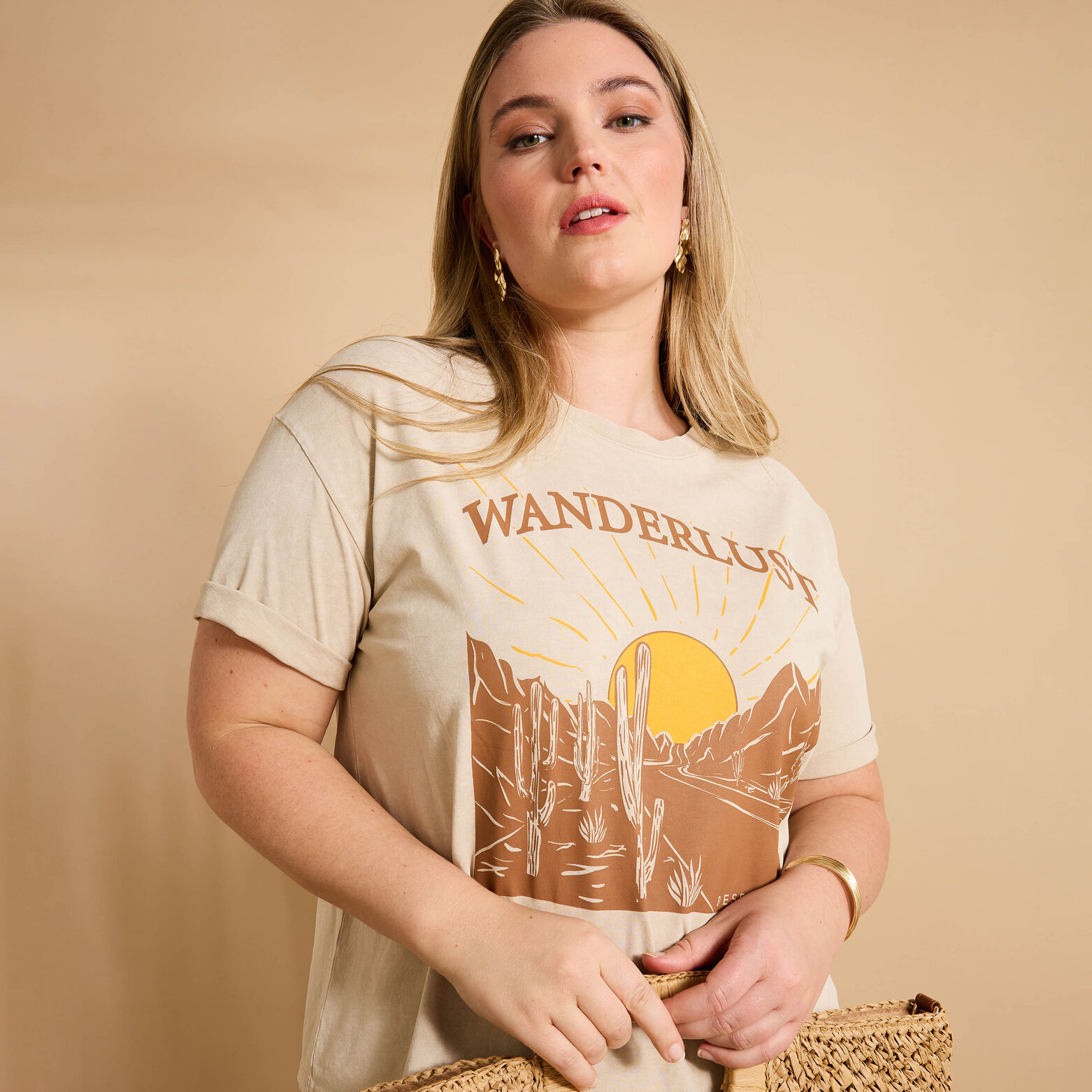 T-shirt col rond femme