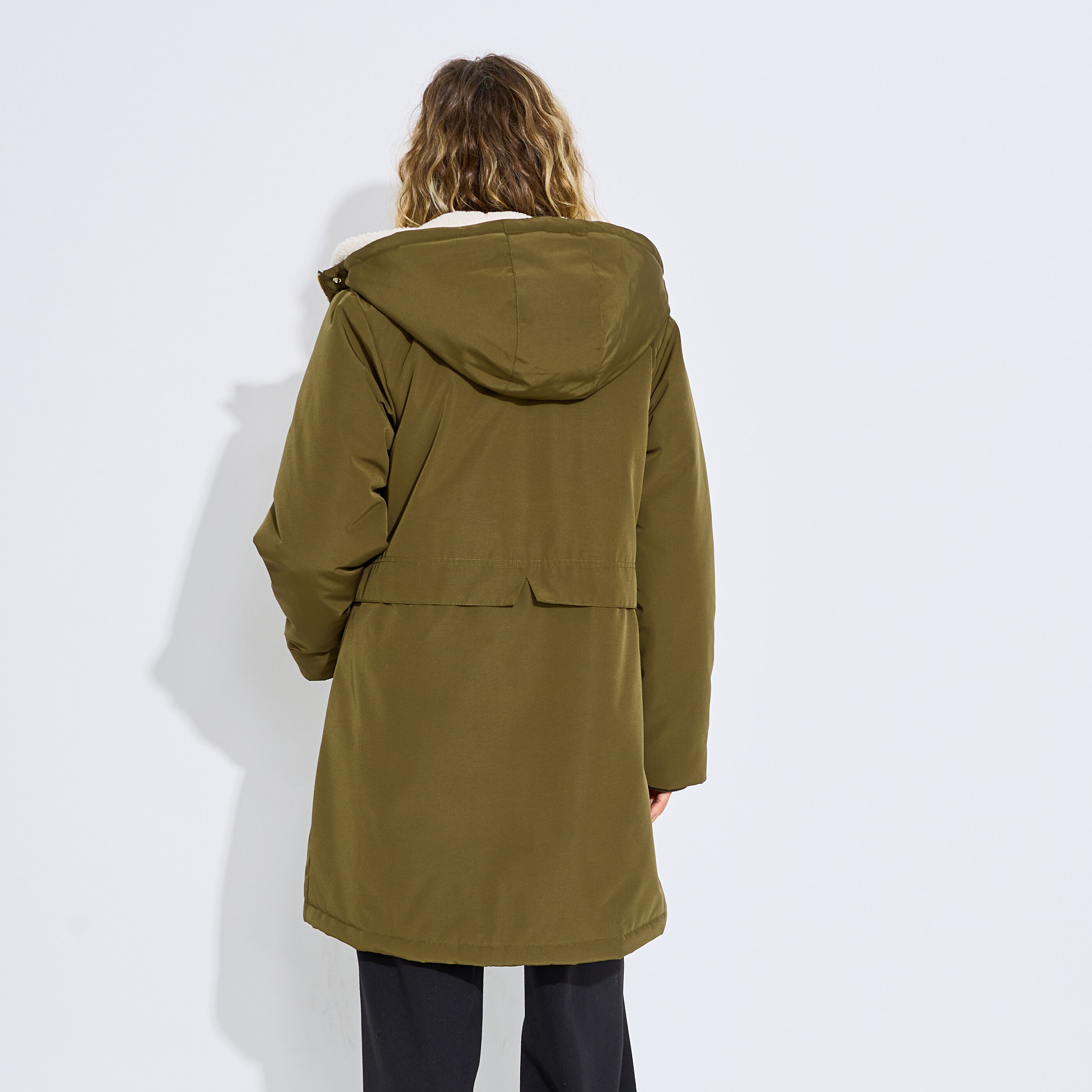 Parka chaude doublure amovible femme